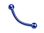[DEACTIVATED]Titanium Curved barbell, Daith Piercing – 18g, 16g, 14g Bent Barbell for Eyebrow, Ears, Tragus, Rook Ring. Available in Many Colours