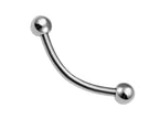 [DEACTIVATED]Titanium Curved barbell, Daith Piercing – 18g, 16g, 14g Bent Barbell for Eyebrow, Ears, Tragus, Rook Ring. Available in Many Colours