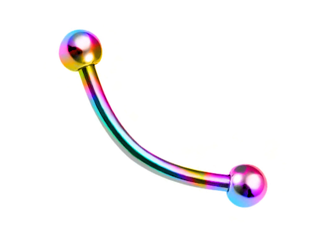 [DEACTIVATED]Curved Barbell , Daith Piercing – 18g, 16g, 14g  Bent Barbell Jewelry for Eyebrow, Ears, Tragus, Rook Ring. Available in Many Colours