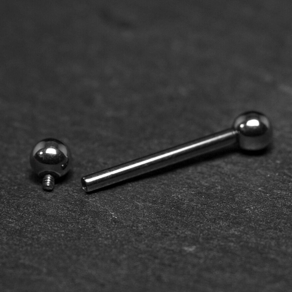 Barbell Piercing, Internally Threaded Barbell – 16g (1.2mm) – Value Pack of 5pcs and 10pcs Piercing for Tongue, Nipple Piercing