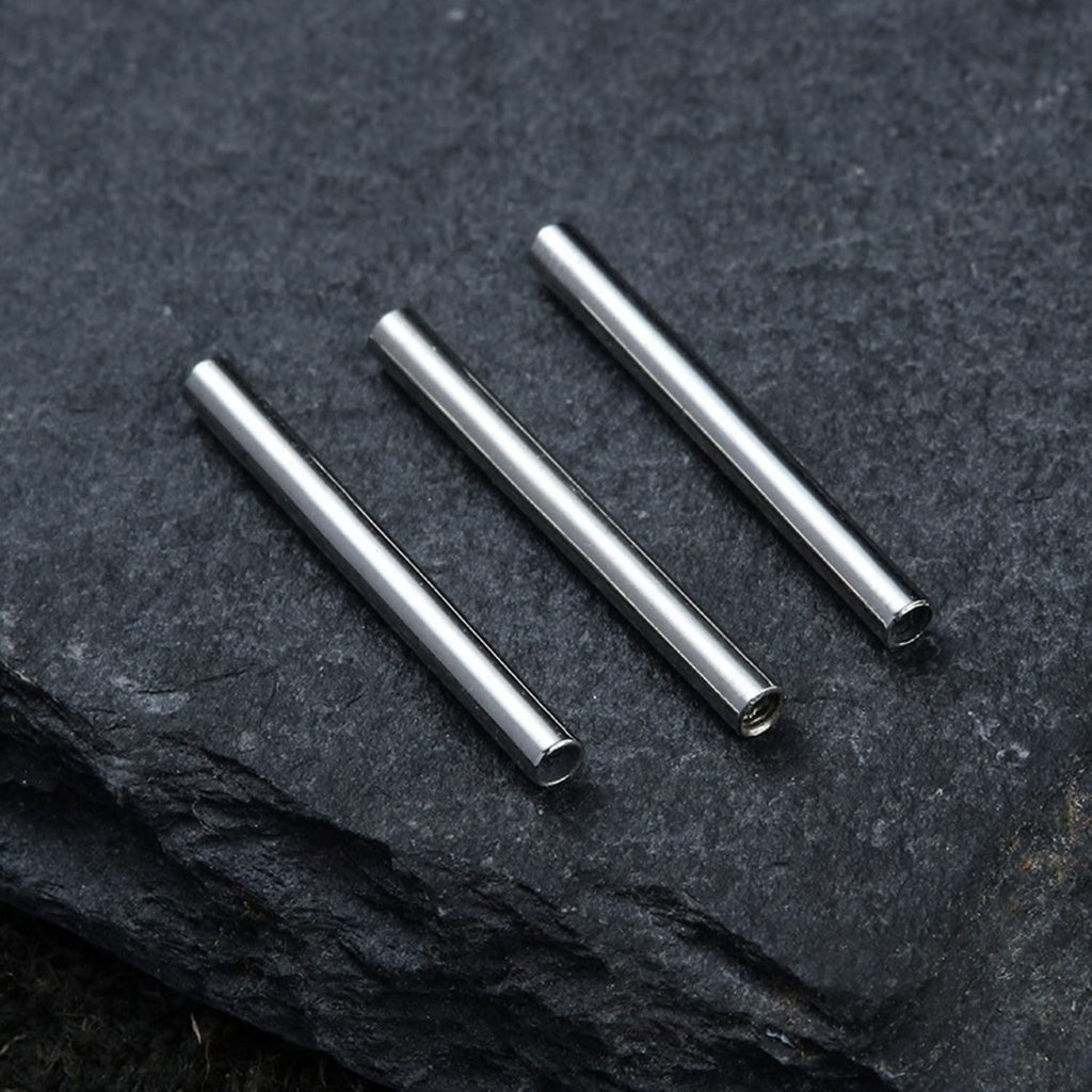 Barbell Piercing, Internally Threaded Barbell – 16g (1.2mm) – Value Pack of 5pcs and 10pcs Piercing for Tongue, Nipple Piercing