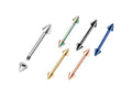 Cone End Barbell Piercing: Titanium ASTM F136