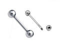 Titanium Barbell: Industrial Piercing (18g, 16g, 14g) - 6mm to 44mm