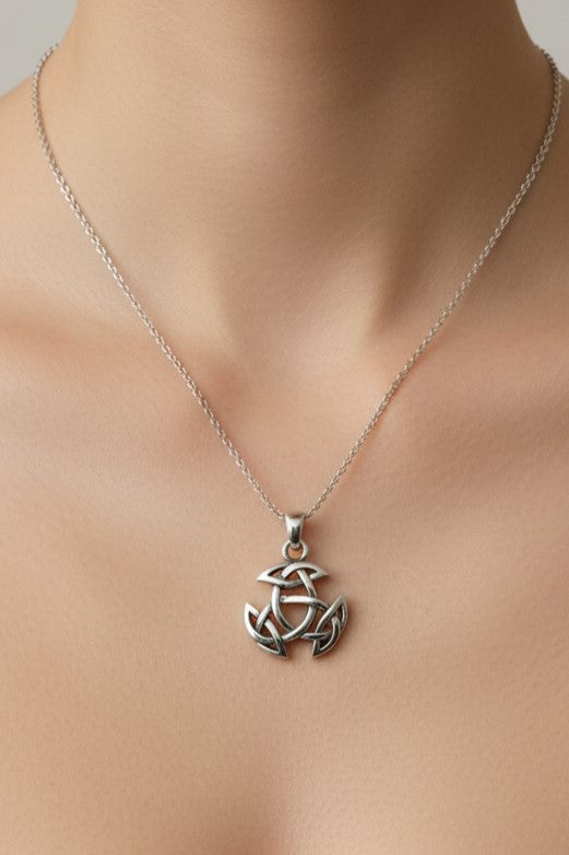 Celtic Trinity Knot Pendant Necklace