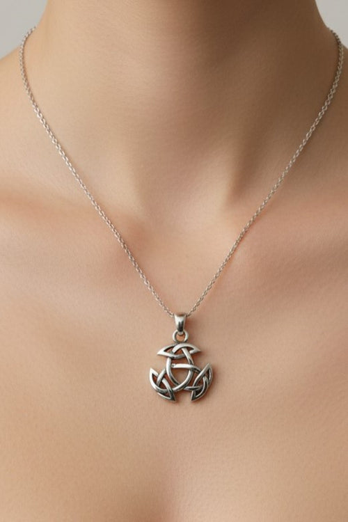 Celtic Trinity Knot Pendant Necklace