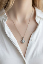 Rose Petal Pendant Necklace