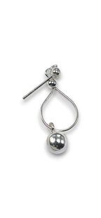 Sterling silver teardrop earrings