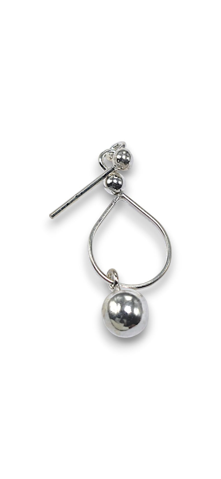 Sterling silver teardrop earrings
