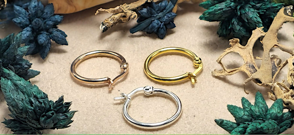 Sterling silver lina hoop earrings