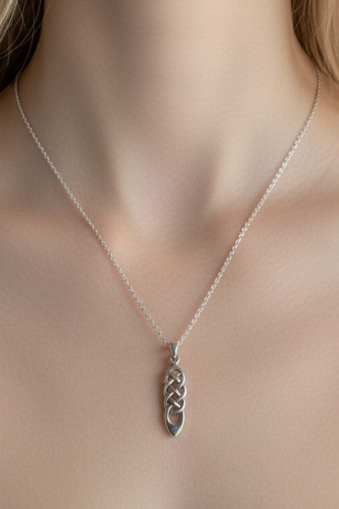 Celtic Weave Pendant Necklace