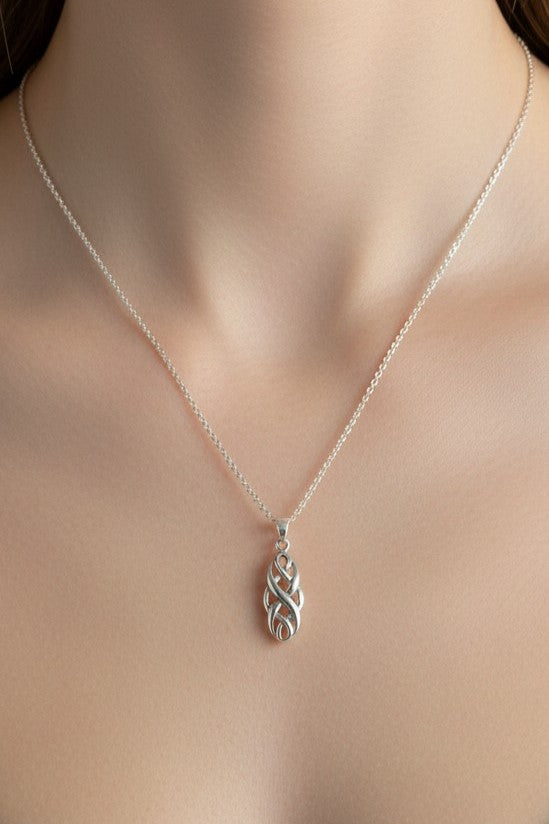Celtic Infinity Knot Pendant Necklace