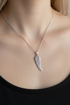 Angel Wing Pendant Necklace