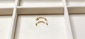 Gold Titanium Arrow Curved Barbell, Eyebrow Ring, Rook, Snug and Vertical Labret Piercing Jewellery