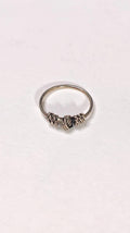 Silver Wire-Wrapped Knot Nose Ring, Boho Textured Nostril Hoop Tribal Piercing Jewellery