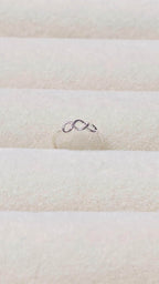 Sterling Silver Triple Loop Nose Ring, Infinity Nostril Hoop, Minimalist Boho Piercing