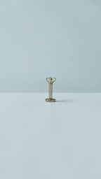 Clear CZ Labret Stud, Stainless Steel Flat Back Earring, Tragus Helix Piercing Jewellery