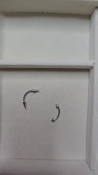 Titanium Silver Eyebrow Barbell Cone/Spike : Internally Threaded 16G and 14G Body Jewellery
